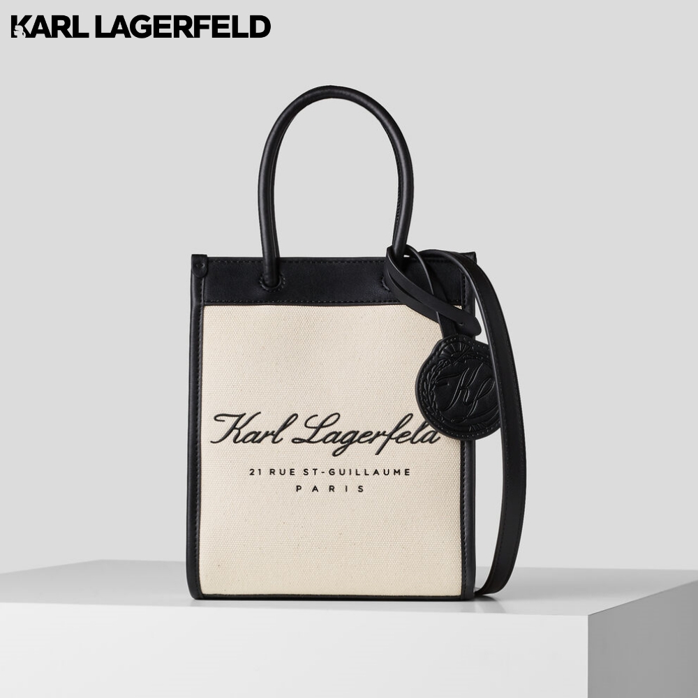 KARL LAGERFELD - HOTEL KARL SMALL TOTE BAG 231W3099 กระเป๋าถือ