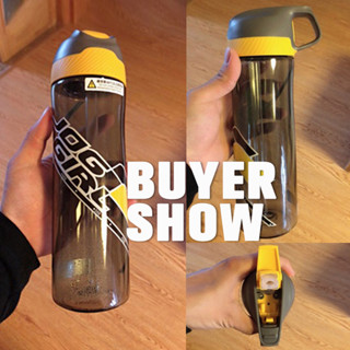 FJbottle ขวดน้ำ 450ml Water Bottle ขวดฟาง ขวดน้ำเด็กไป รร ขวดน้ำไปเรียน Tritan Bottle BPA Free สวิตช์กุญแจตัวเดียว FJ001