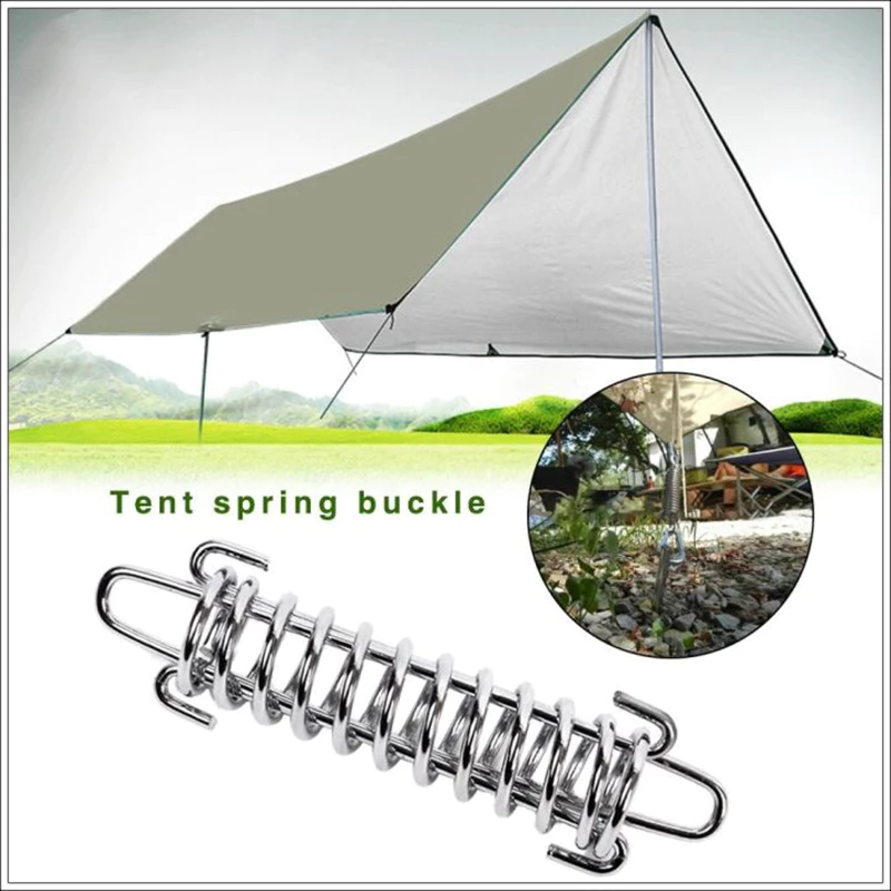 Outdoors Spring Buckle สปริงรั้งเชือกเต็นท์ ขนาด 10 CM thumbnail 4
