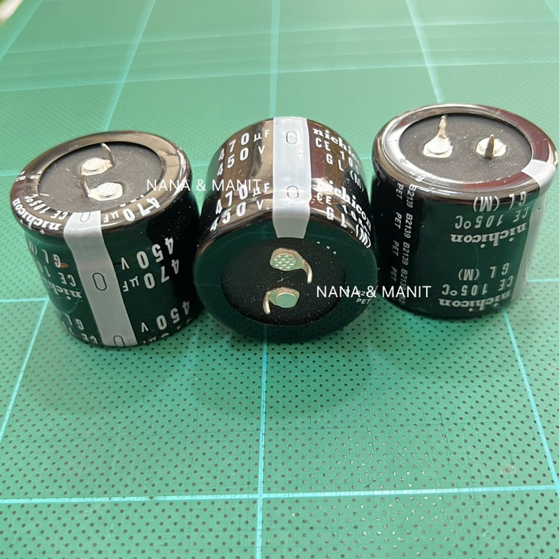 CAPACITOR 470UF 450V (VDC) *มีไซร์ให้เลือก*(แท้ใหม่)❗️พร้อมส่งในไทย🇹🇭ชิ้นละ