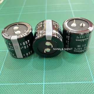 CAPACITOR 470UF450V(VDC) *มีไซร์ให้เลือก*(แท้ใหม่)❗️พร้อมส่งในไทย🇹🇭ชิ้นละ