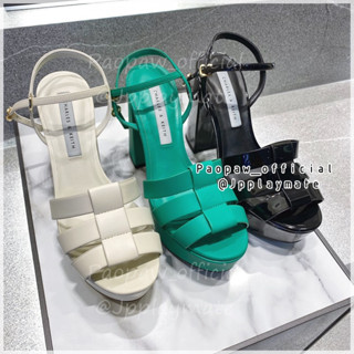 รองเท้า Charles&amp;keith  รุ่น Gladiator Platform Sandals :  CK1-60920331 แท้จากชอป พร้อมอุปกรณ์