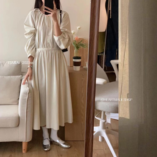 honne minidress🛒🏷️(สินค้าพร้อมส่ง)มินิเดรสกระดุมหน้าผ้าคอตตอนเกาหลี✨