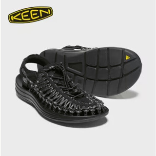 KEEN UNEEKรองเท้าสาน รองเท้าแตะฤดูร้อน “White/Black” ยอดนิยม (เบอร์36-45) 2จัดส่งฟรี เก็บเงินปลายทาง รับประกันเปลี่ยน23