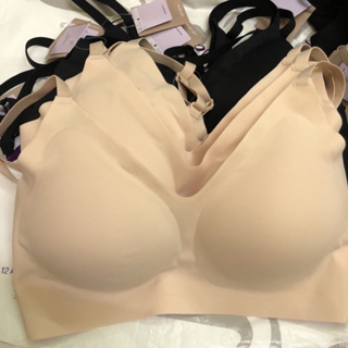 sabina SBXK122 seamless bra ไร้โครง ตะขอหลัง ผ้านิ่ม ใส่สบาย soft collection เสื้อชั้นในซาบีน่าแท้