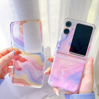 เคส Oppo Find N2 Flip เคสพาสเทลสีหวาน มี 2 โทนสี