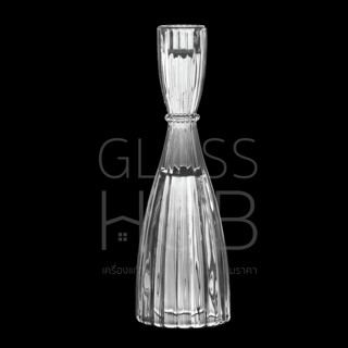 GLASS HUB (LYNX) Candle Stand 13620-3 - เซตเชิงเทียน ลายคริสตัล  สำหรับใส่เทียน