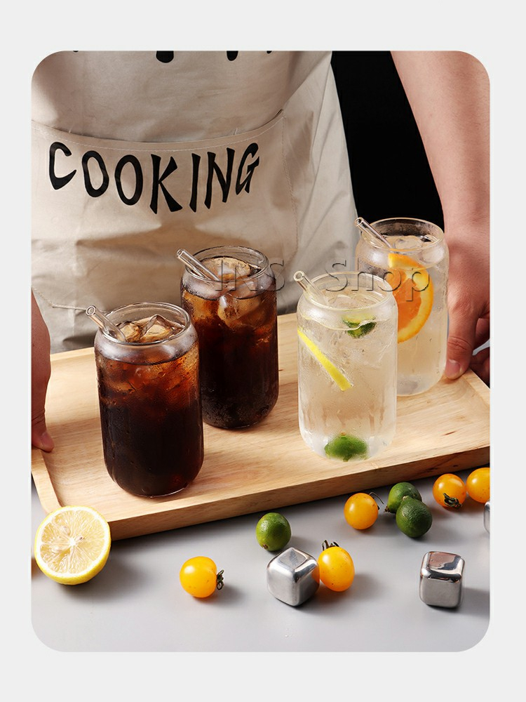 INS cola แก้วดื่มน้ำ ดืมนม  ถ้วยแก้วบอโลซิลิเกตสูง  glass cup