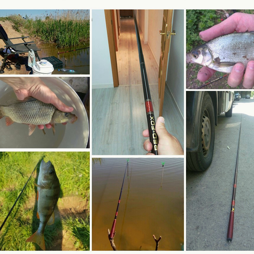 GOTURE คันเบ็ดตกปลา ชิงหลิว 3.0 / 3.6 / 4.5 / 5.4 / 6.3 / 7.2 เมตร จัดส่งจากไทย - รูปที่ 7