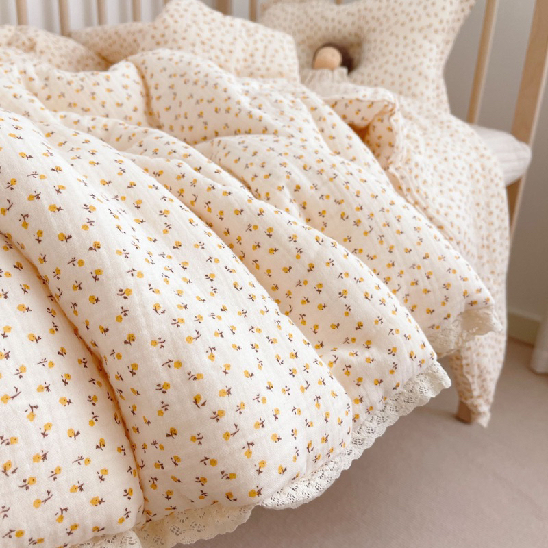 WB03/WB10 - Daisy Lace Soybean Blanket ผ้านวมเดซี่ 5 ฟุต6 ฟุต รุ่น Winter และ Summer