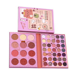 No.AZ-96 ONEYIOO 47 Colors Cosmetic Makeup Eyeshadow Palette พาเลตอายแชโดว์ เม็ดสีแน่น ติดทน กันน้ำ เนื้อแมทท์