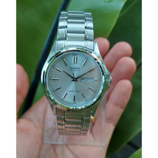 นาฬิกา Casio รุ่น MTP-1239D-7A นาฬิกาผู้ชายสายแสตนเลส หน้าปัดสีเงิน - ของแท้100% รับประกันศูนย์ CMG 1 ปี