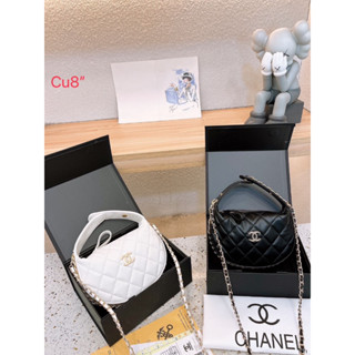 พร้อมส่งกระเป๋าสะพายข้างหนัง ผู้หญิง 🌷CHANE*L🌷สวยตรงปก❤️Size 8"นิ้ว❤️