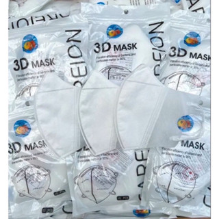 Newnew#แมส 3D Mask 3D  สำหรับผู้ใหญ่ 1 ห่อ 10 ชิ้น