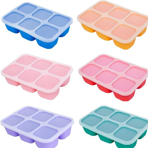 Marcus & Marcus Food Cube Tray ถาดซิลิโคนแช่อาหารบด