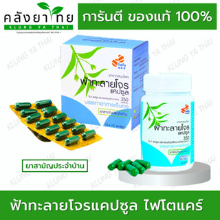 Phyto Care ฟ้าทะลายโจรแคปซูล 350 mg. ไฟโตแคร์ GPO ฟ้าทะลายโจรองค์การเภสัชกรรม