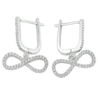 Parichat Jewelry ชุดเซ็ทเครื่องประดับเงินแท้ 92.5% แหวน จี้ ต่างหู ประดับเพชรสวิสสีขาว เกรดดี แบบสวยมาก น้ำหนัก 7.20g.