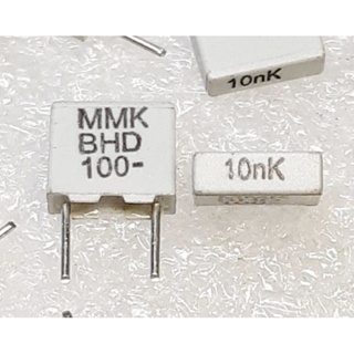 Kemet MMK 0.01uf 10nf 103k 100V Polyester Film Capacitor ตัวเก็บปรจุ ชนิด โพลีเอสเตอร์ คาปาซิเตอร์