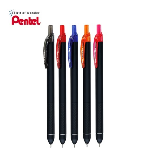 ปากกาเจล Pentel Energel click 0.5 มม.BLN435R1(ราคาต่อ 1 ด้าม) สีตามด้าม