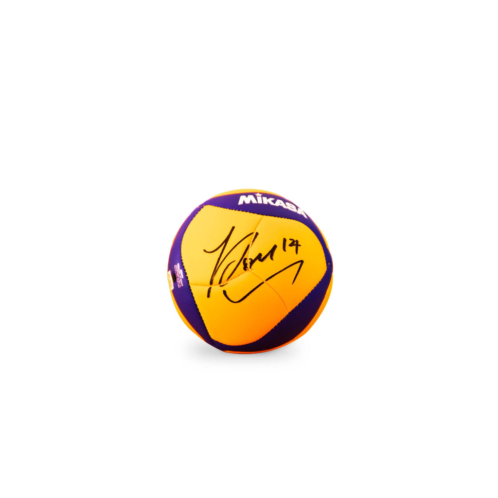 #พร้อมส่ง PADOVA Volley - RAN TAKAHASHI Mini Sign Ball #ริวจินนิปปอน #รันทาคาฮาชิ