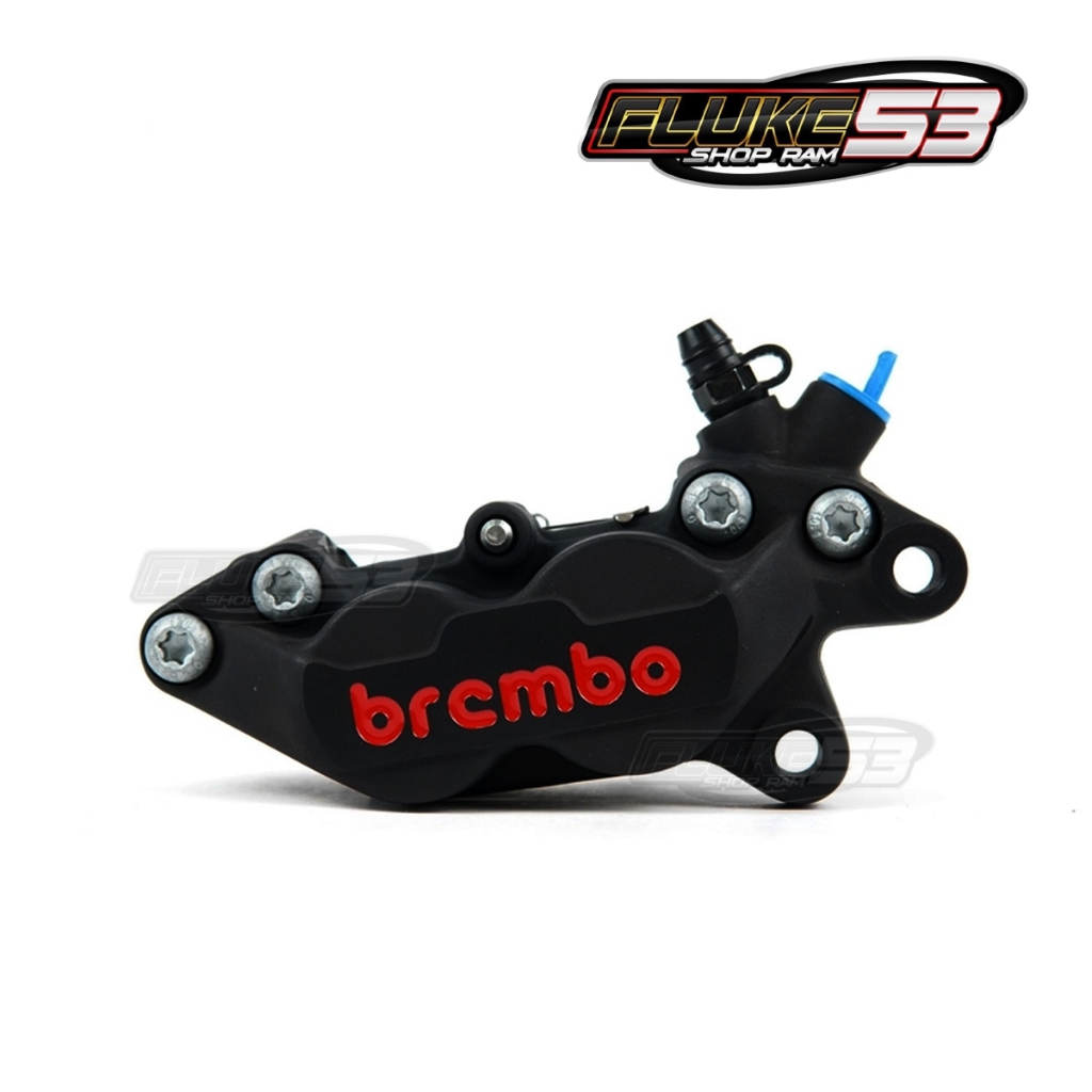 ปั้ม Brembo 4POT หูชิดดำโลโก้แดง รับประกันของแท้