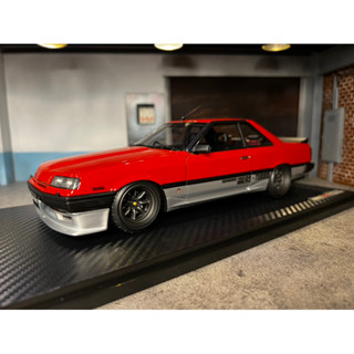 Ignition Model [IG2442] 1:18 Nissan Skyline 2000 RS-X Turbo-C (R30) Red/Silver