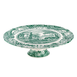 Spode Green Italian Footed Cake Stand