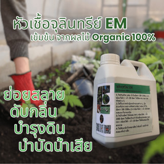 หัวเชื้อจุลินทรีย์ จุลินทรีย์EM เข้มข้นขนาด 1 ลิตร