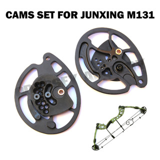 1 Pair 2 pcs Black Compound Bow cams For JUNXING M131 Compound Bow Outdoor Hunting Shooting Fishing Target Practice