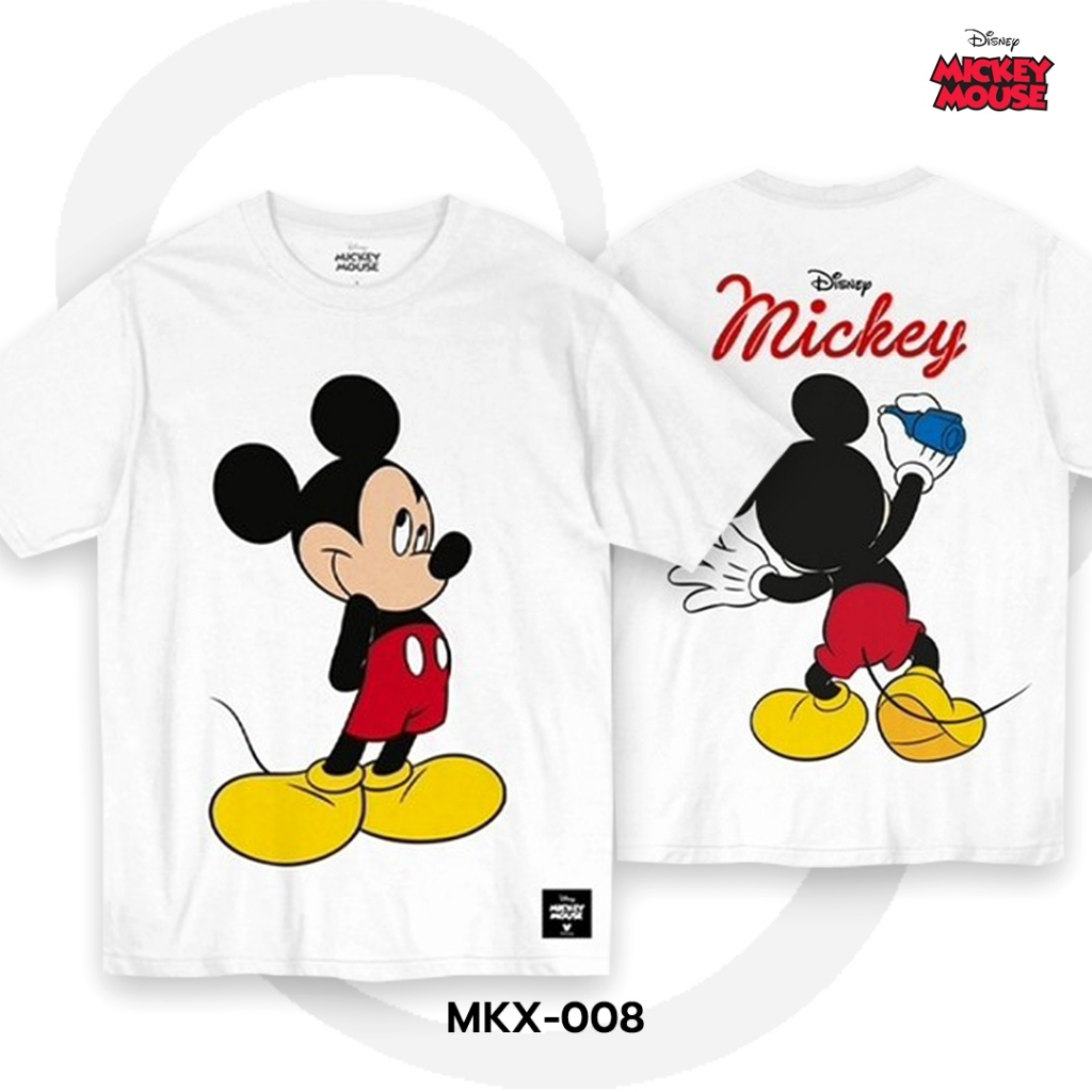 Power 7 Shop เสื้อยืดการ์ตูน มิกกี้เมาส์ ลิขสิทธ์แท้ DISNEY (MKX-003)