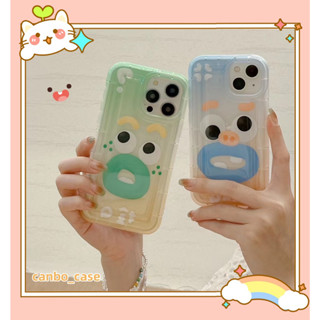 🎁ส่งของขวัญ🎁เคสไอโฟน สำหรับ 11 14 for iPhone Case 13 12 Pro Max  น่ารัก ตลก ใบหน้าที่ยิ้ม กันกระแทก เคสนิ่ม เคสโทรศัพท์