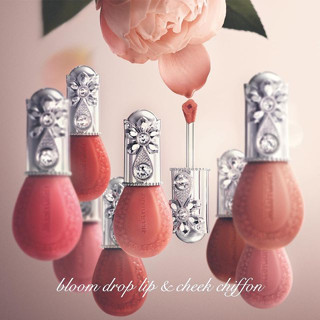 [Jill Stuart] Bloom Drop Lip &amp; Cheek Chiffon_ ลิปสติก ลิปกลอส 10 มล. _ เครื่องสําอาง_Kose [ส่งตรงจากญี่ปุ่น]