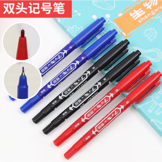 ปากกาเขียนกล่องไปรษณีย์ CD Marker PX-120 เขียนพลาสติกได้ ปากกาเคมี หัว2ขนาด มี 3 สีให้เลือก S0191 ปากกามาร์คเกอร์