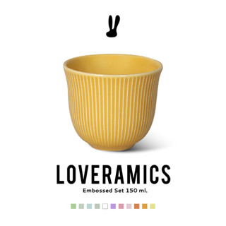 LOVERAMICS l รุ่น Embossed l ขนาด 150ml. l Ceramic Mug l แก้วเซรามิค l แก้วดื่มกาแฟ l ร้าน CASA LAPIN