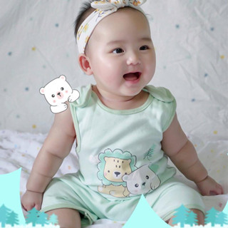 FK0010 Tinybabe เสื้อผ้าเด็ก ชุดเอี๊ยม ขาสั้น Premium Cotton