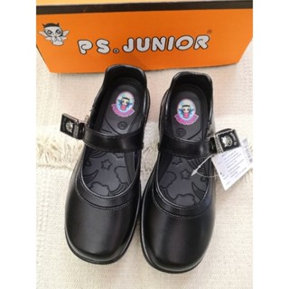 🎀PS JUNIOR 4399🎀รองเท้านักเรียน​ รองเท้าหนังสีดำ​ มีไซส์​ 34-42.ลดราคาพิเศษ​จ้า​ มีบิลเบิกโรงเรียนให้ค่ะ