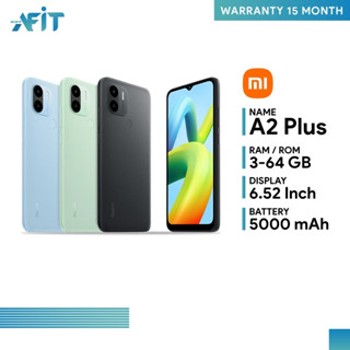 Xiaomi Redmi A2+ (3+64GB) หน้าจอ 6.52 นิ้ว แบตเตอรี่ 5000 กล้อง 8MP ll ประกันศูนย์ไทย 15 เดือน