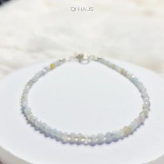 QIHAUS - กำไลข้อมือหิน แบริล หินแห่งเสน่ห์ เป็นที่รัก Beryl Bracelets/ สร้อยข้อมือหิน/ กำไลข้อมือ/ กำไลหิน/ กำไลมินิมอล