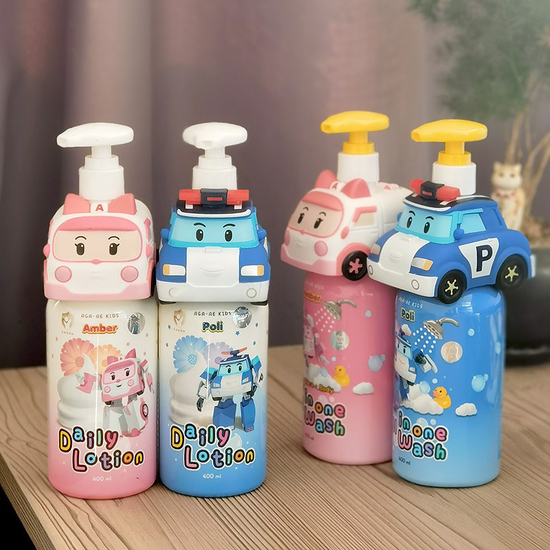 พร้อมส่ง สบู่อาบน้ำเด็ก Robocar Poli กลิ่นหอมมากก รูปที่ 3