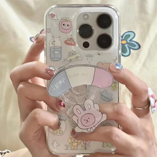 ✨สไตล์ใหม่✨ เคสไอโฟน 14 Pro Max  เคส for 11 12 13 Pro Max น่ารัก พร้อมขาตั้ง เคสพกพาสะดวก iPhone 13 Case เคสกันกระแทก