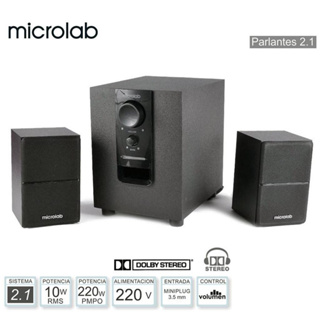 Microlab รุ่น M106BT มีบลูทูธในตัว (Bluetooth) ลำโพง 2.1Ch. ลำโพงขนาดเล็ก รับประกันศูนย์ 1 ปี เสืยงดี ล้าน %รับประกันศูน