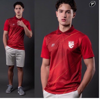 เสื้อโปโลPegan 16-23063พร้อมโลโก้ใหม่ขอบพิมพ์ลายลงบนเนื้อผ้า