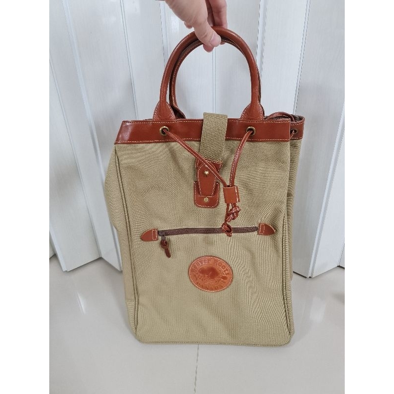 กระเป๋าถือ 2 way แบรนด์ Beaver Roots CANADA วินเทจ