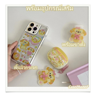 ✨ส่งของขวัญ✨เคส for iPhone 11 14 Pro Max Case for iPhone 12 13 ป้องกันการตก การป้องกัน สาวน่ารักหัวใจ พร้อมอุปกรณ์เสริม