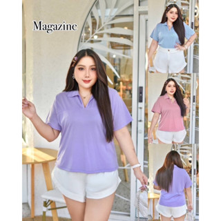 M220 เสื้อสาวอวบ อ้วน Bigsize Plussize XXL เสื้อยืด