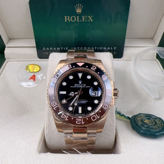 นาฬิกา ROLEX SUBMARINER  งาน CC Size40mm ระบบ ออโต้ GMT ตั้งแยกได้ งานสวยใช้สลับแท้