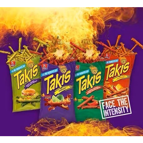 พร้อมส่งจากไทย ขนม USA Takis สแน๊กอบกรอบ เผ็ดซี๊ดดดดด เปรี้ยวจี๊ดดดดถึงใจ