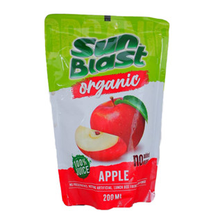 Organic/BIO / SunBlast Organic 100% Juice 200ml - Apple, Apple &amp; Guava, Orange