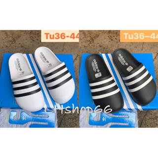 🔴รองเท้า addias Adifom Adilette Slides - White |ฝ🔴รองเท้าเตะ