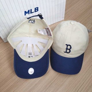 หมวกNyแท้ พร้อมส่งในไทย MLB Basic Color Block Unstructured Ball Cap